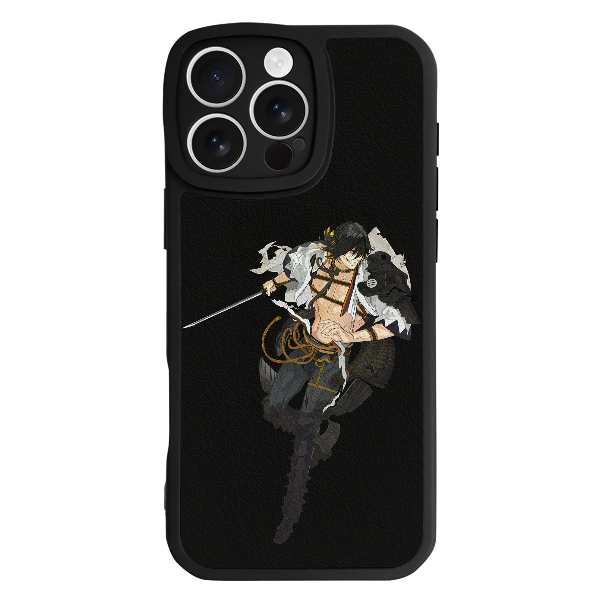 （画像用） 刀剣乱舞 Touken Ranbu 【iPhone 16シリーズ対応】シリコンスマホケース（レザー調） 材質：シリコン
